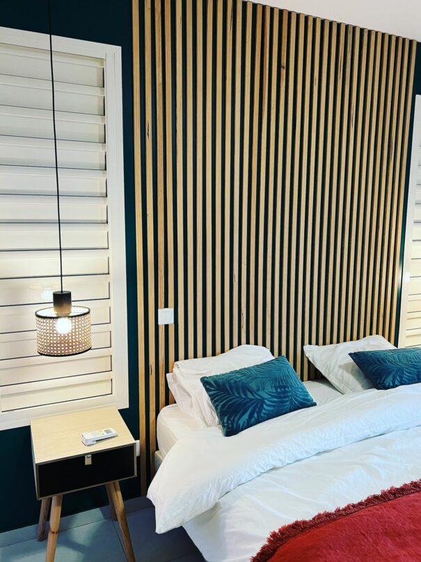 Lit Queen Size chambre parentale